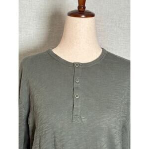 ATM Anthony Thomas Melillo Long Sleeve Henley 
Size Medium